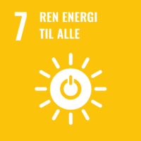 Grafikk for bærekraftsmål 7, Ren energi til alle