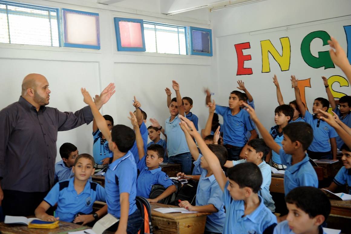 UNRWA-drevet gutteskole på Gazastripen