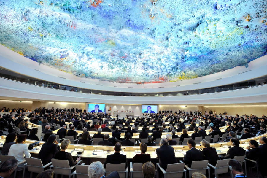 Menneskerettighetsrådets hovedsete ligger i Genève.