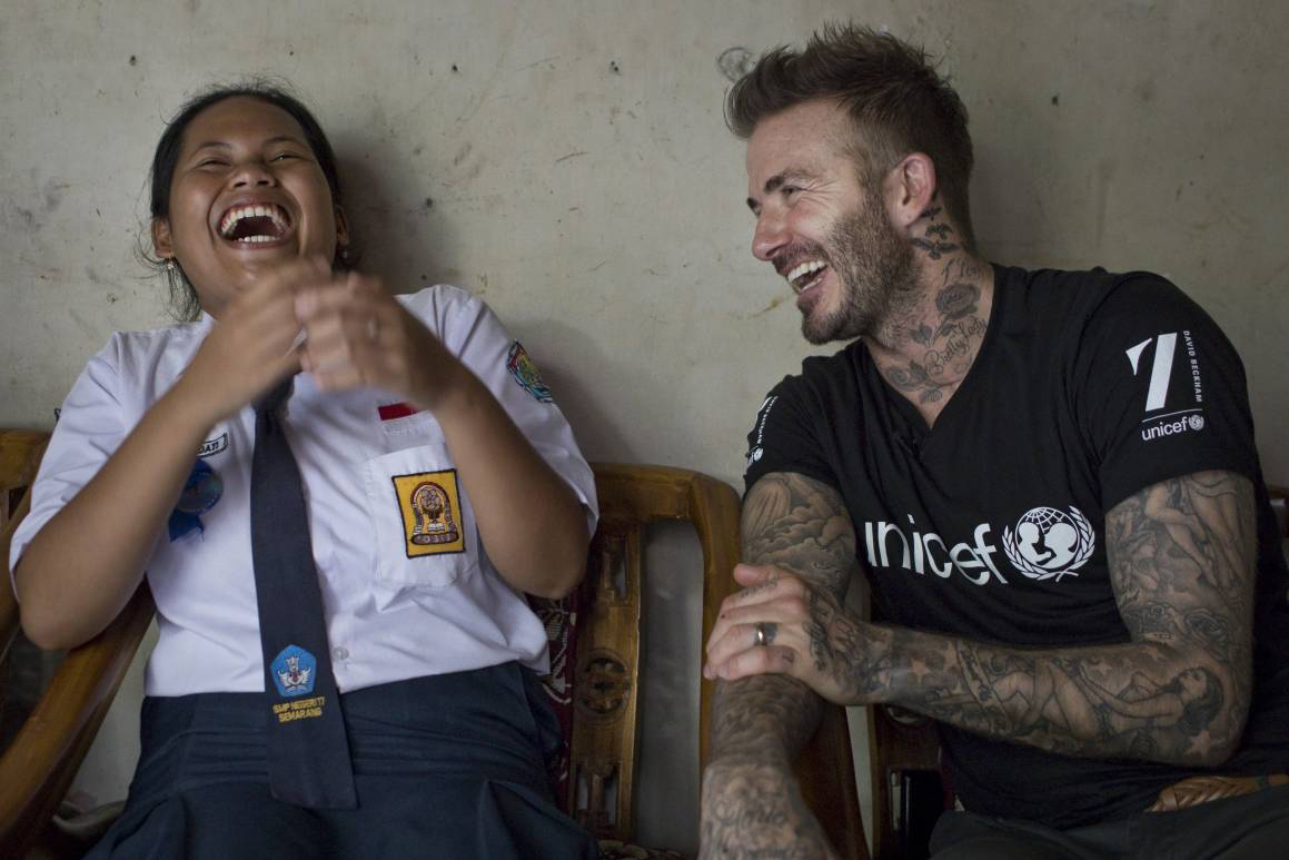 UNICEF-ambassadør David Beckham