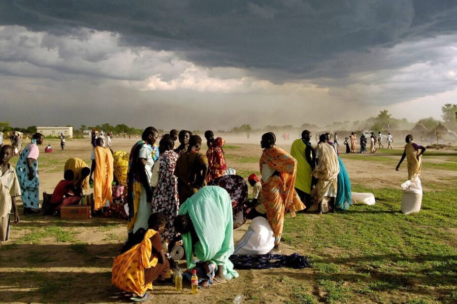 Det er mange internt fordrevne i Sør-Sudan som mottar nødhjelp fra FN.