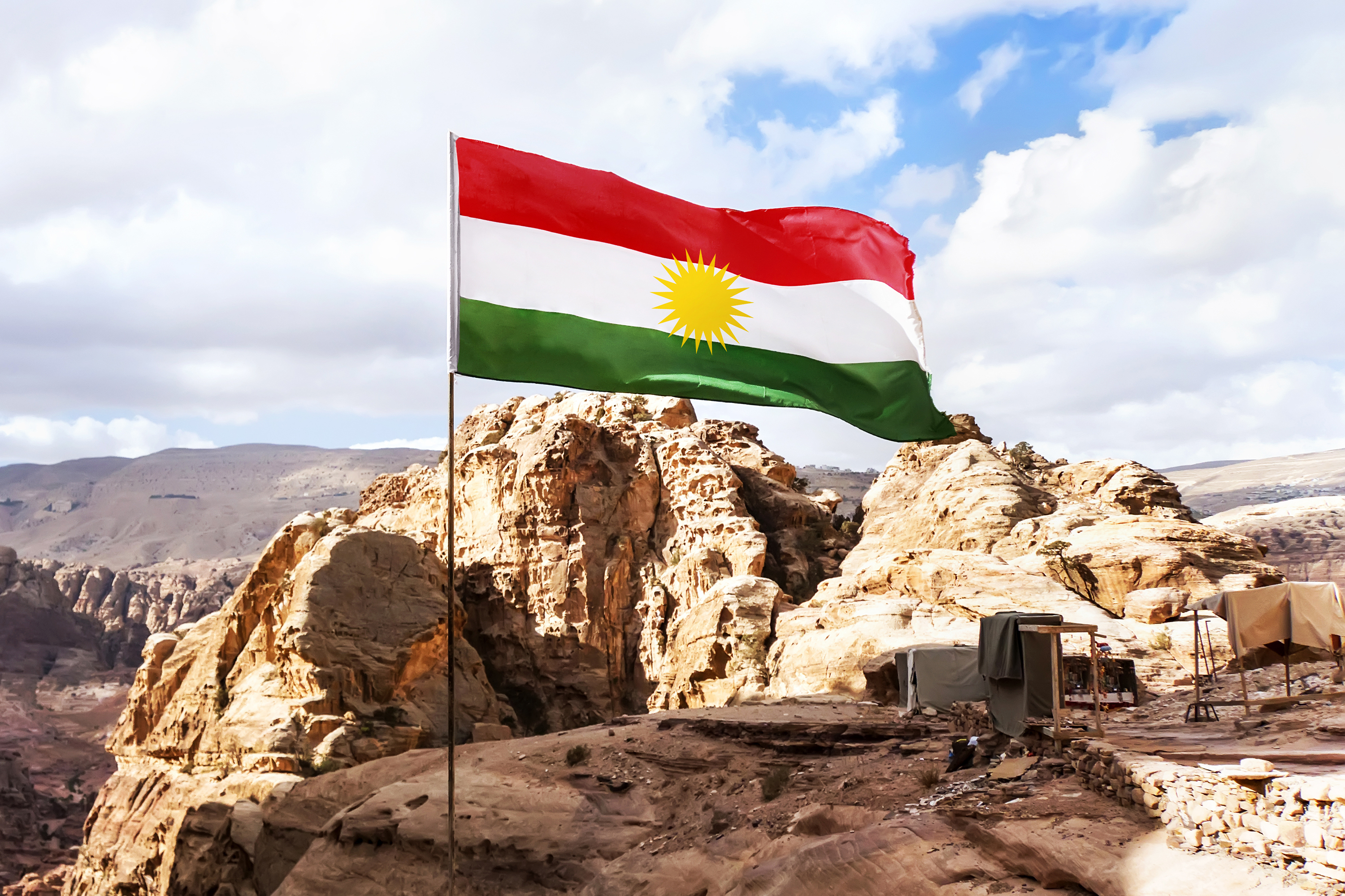 Det kurdiske flagget