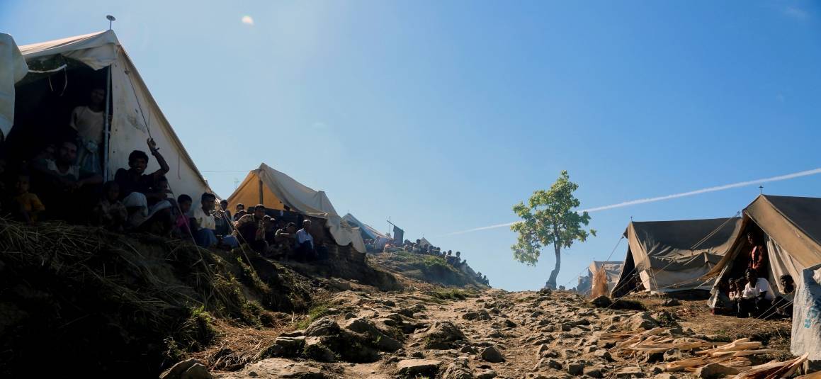 Flyktingläger i Taung Paw 2012. Ett läger för de internt fördrivna rohingyerna i delstaten Rakhine i Myanmar. Foto: UN Photo/David Ohana.