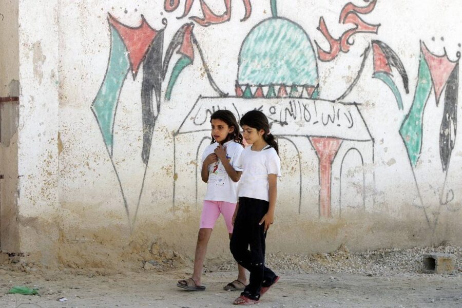 Palestinske flyktninger på Vestbredden. Foto: UN Photo/Stephenie Hollyman