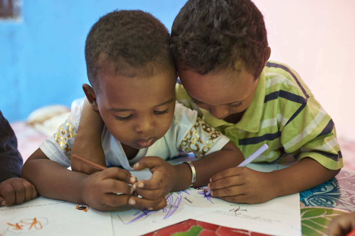 85 prosent av hjerneutviklingen skjer de første fem årene av et barns liv. Nå har UNESCOs medlemsland besluttet at de vil trappe opp investeringen i barnehager. Foto: UNICEF/UN0220425/Noorani.