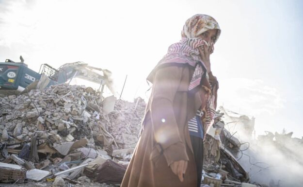 Jordskjelvsone i Antakya, Hatay, 15. februar 2023. Foto: UNOCHA/Barbaros Kayan