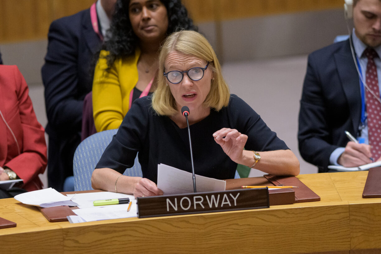 Utenriksminister Anniken Huitfeldt. Foto: UN Photo
