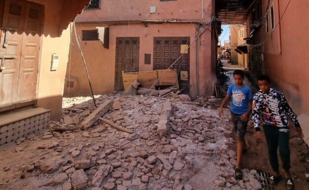 Sent på kvelden 8. september rammet et katastrofalt jordskjelv Marokko. Tusenvis har mistet livet, og minst 300 000 kvinner, menn og barn er berørt. Foto: UNESCO Maghreb/Eric Falt