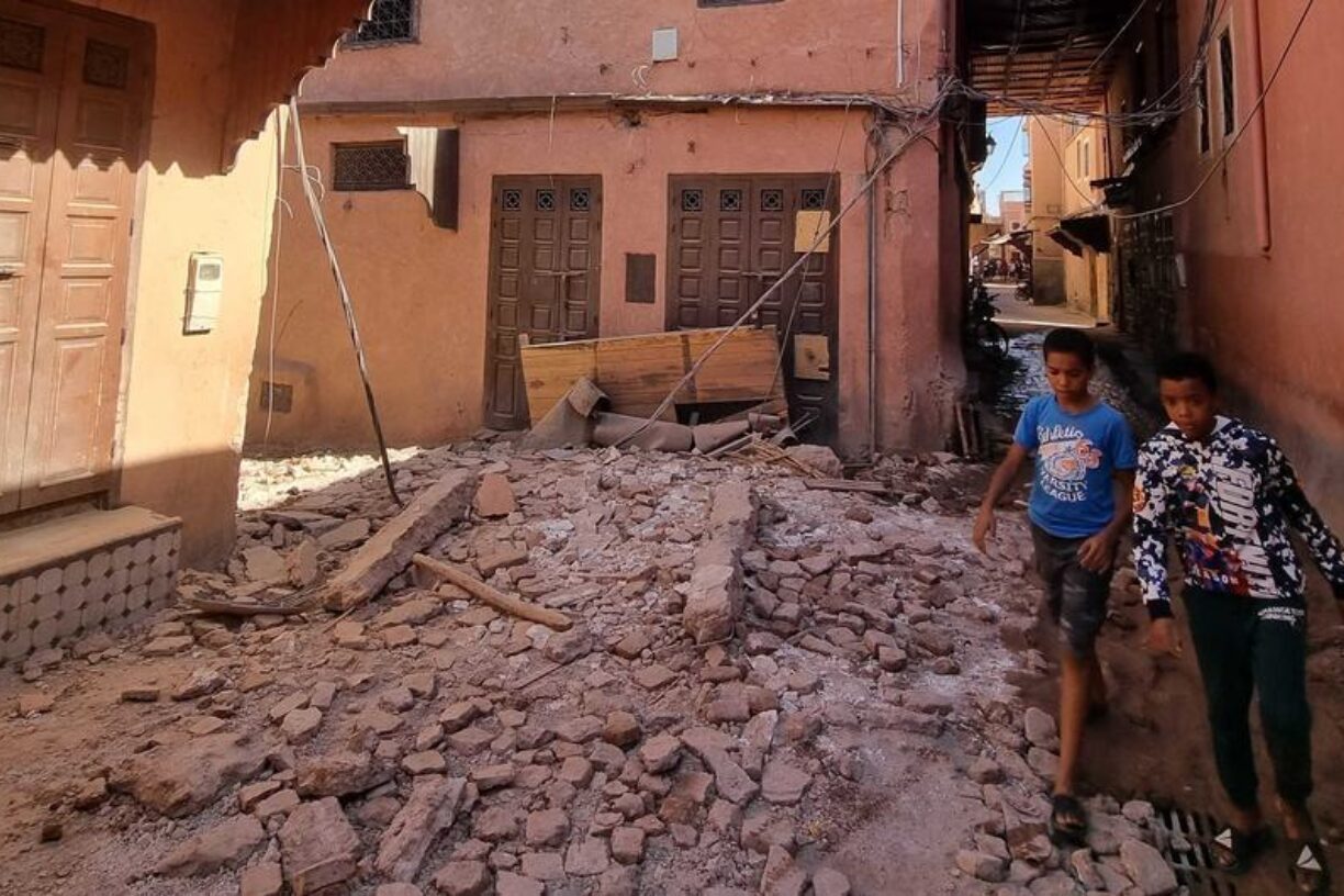 Sent på kvelden 8. september rammet et katastrofalt jordskjelv Marokko. Tusenvis har mistet livet, og minst 300 000 kvinner, menn og barn er berørt. Foto: UNESCO Maghreb/Eric Falt.