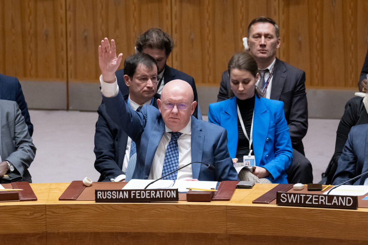 Siden FN ble opprettet har vetomakten blitt brukt hele 321 ganger, den siste gangen for noen dager siden da Russland stemte mot en resolusjon om våpen i verdensrommet. Foto: UN Photo/Manuel Elías.