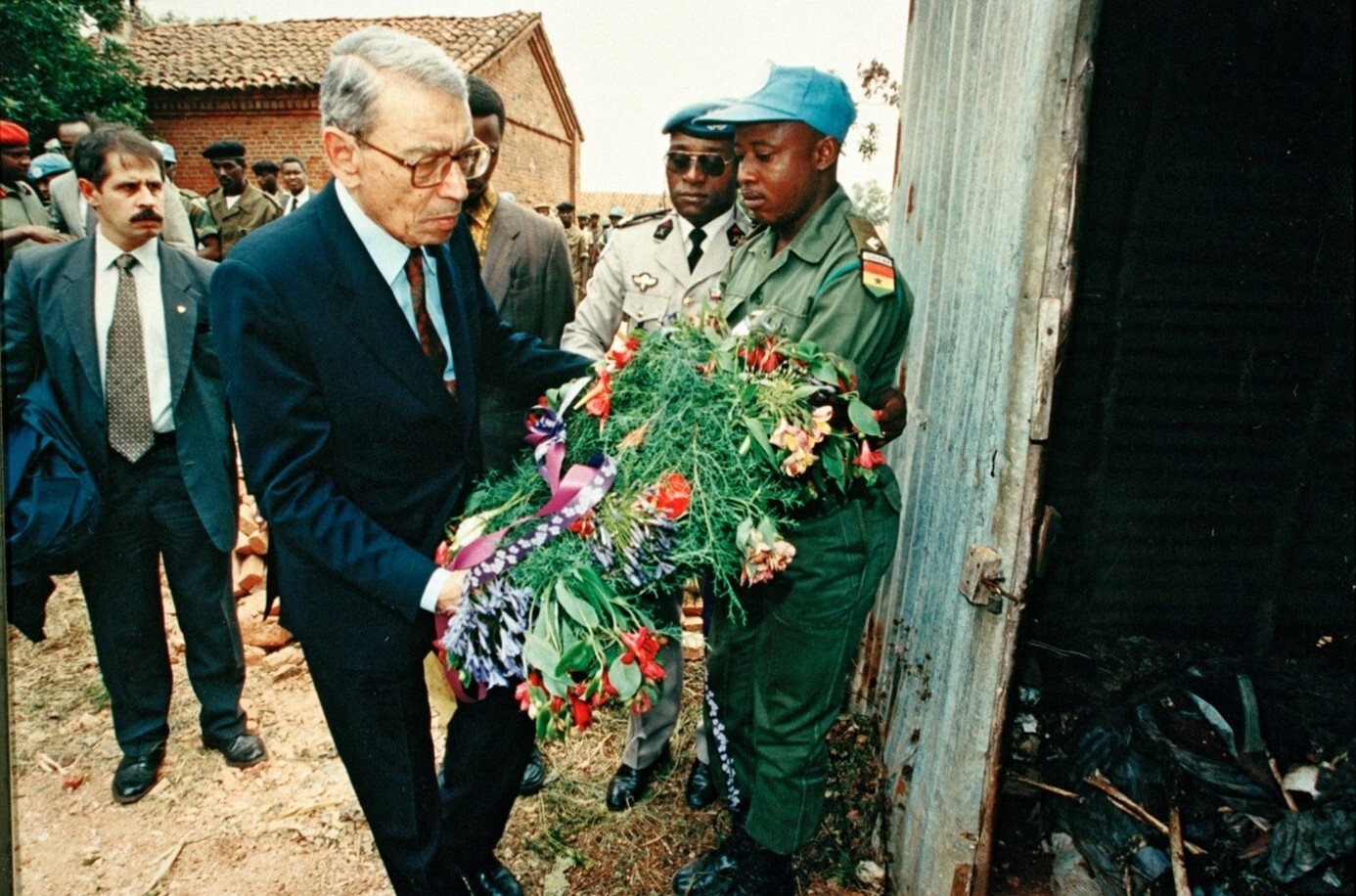 FNs tidligere generalsekretær Boutros Boutros-Ghali