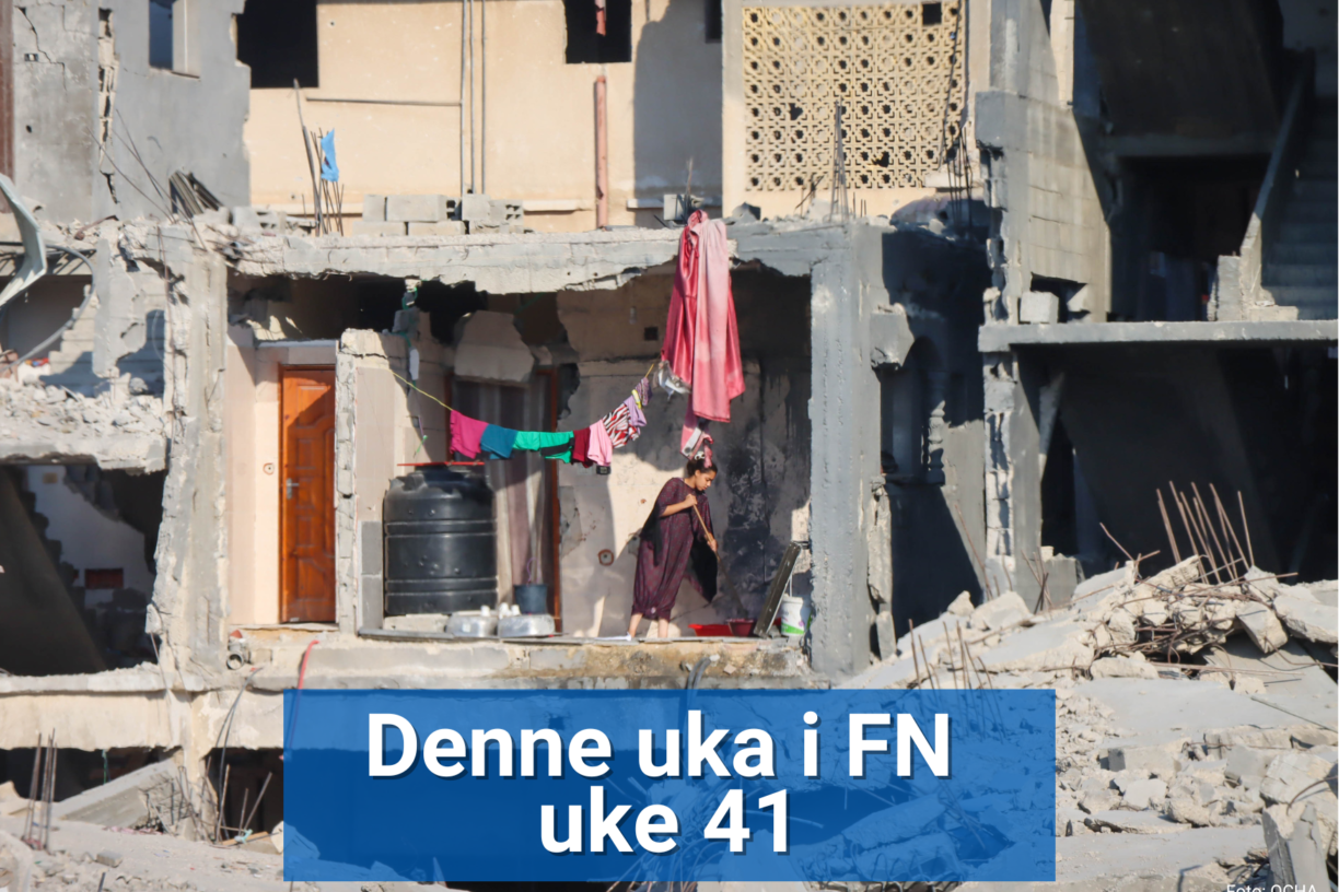 I dag, 7. oktober, er det akkurat ett år siden Hamas-krigere angrep Israel og krigen i Gaza brøt ut. Har vi kommet nærmere fred? FN-sambandet forklarer. Foto: OCHA