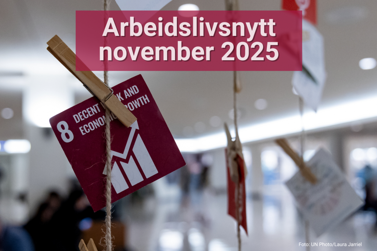 Siste utgave av Arbeidslivsnytt i 2025 er her! Vi tar deg med til COP30 i Brasil, der sosial rettferdighet og anstendig arbeid ble løftet inn i kjernen av klimaforhandlingene, og til Doha, hvor verdens ledere samlet seg for å forsterke innsatsen for sosial utvikling.