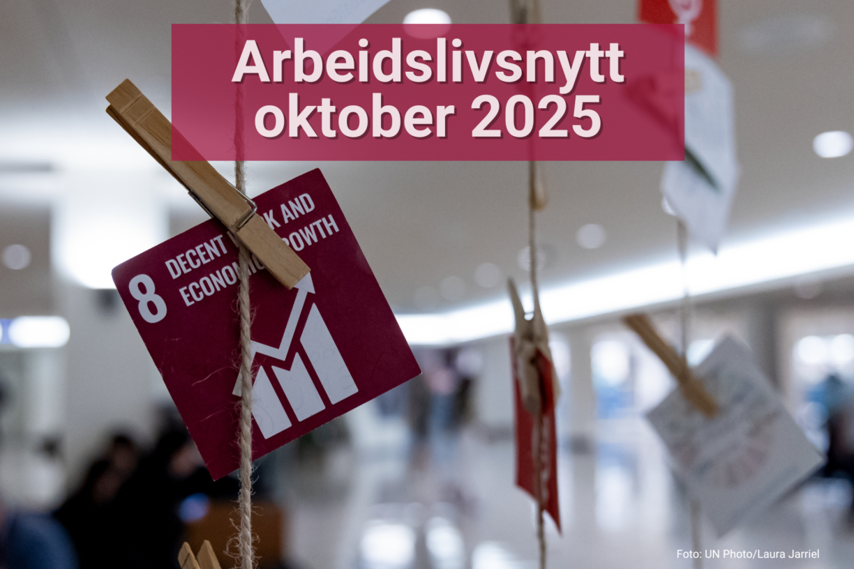 Få med deg alt som har skjedd den siste måneden i ILO og i arbeidslivet internasjonalt og her i landet. Foto: UN Photo/Laura Jarriel