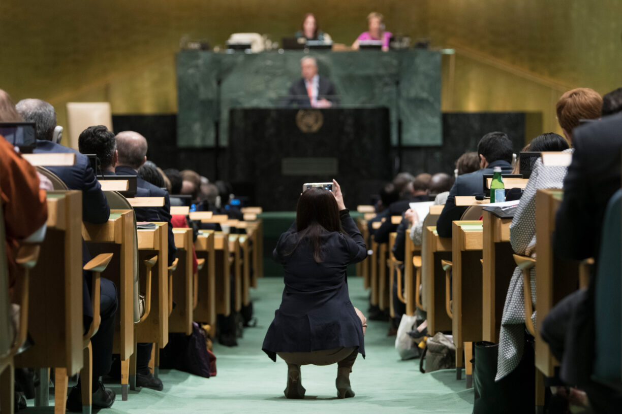 Den 80. sesjonen av FNs generalforsamling – UNGA80 – begynte forrige tirsdag. Og om akkurat én uke, på mandag 22. september, braker høynivåuken løs. Men, hva vet du om verdens mest representative forum? Foto: UN Photo/Mark Garten