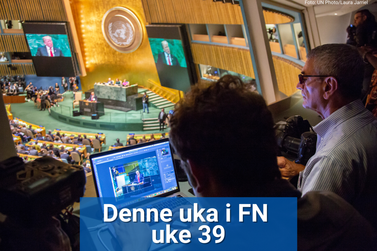 Startskuddet for diplomatiets «VM» – høynivåuken av FNs generalforsamling – går på mandag 22. september. FN-sambandet gir deg alt du bør følge, dag for dag. Foto: UN Photo/Laura Jarriel