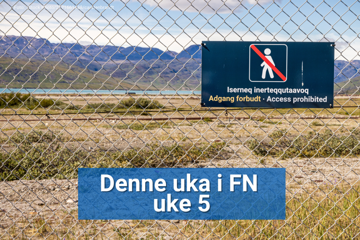 FN-sambandet gir deg 10 konflikter du bør følge i 2026. I år rettes også kikkerten mot Grønland, for første gang. Foto: iStock Photo/2171661488/carstenbrandt