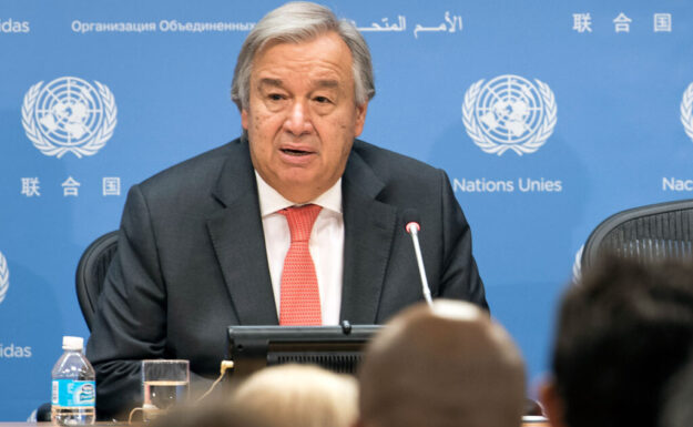 FNs generalsekretær, Antonio Guterres. Foto: UN Photo/Mark Garten