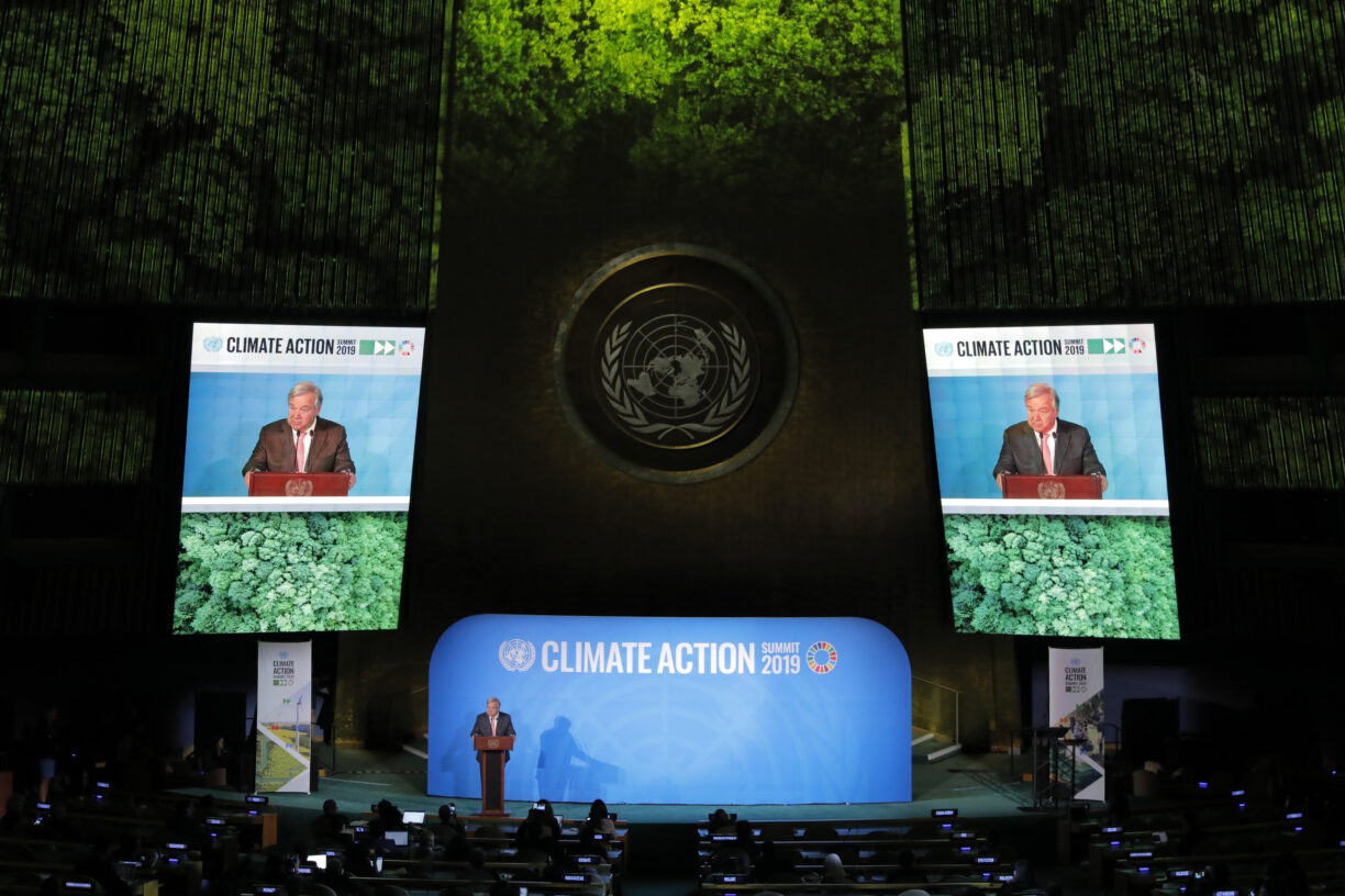 FNs generalsekretær hadde bedt om konkrete planer og løfter fra landene på klimatoppmøtet. Foto: REUTERS/Lucas Jackson