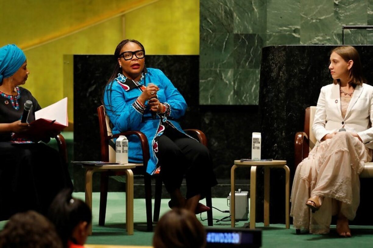 Debatt under markeringen av kvinnedagen i 2020. Foto: UN Women/Ryan Brown