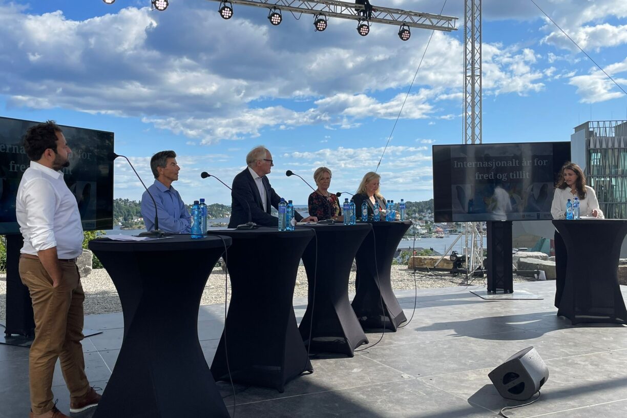 FN-sambandet arrangerte panelsamtale om tillit i samarbeid med UNDP Oslo Governance Centre og Agder fylkeskommune. Foto: Harald Thorud/UNDP